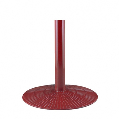 Burst red base dining height