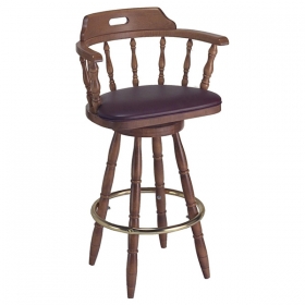 Captain Barstool with arms uph seat