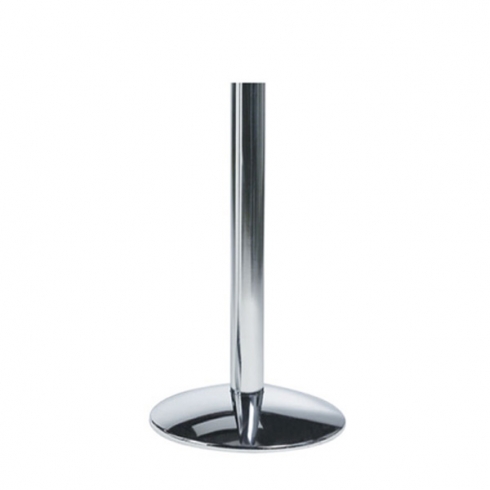 Elegant round base dining height