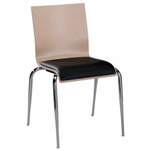 Lucas SC Square Uph Seat stackable