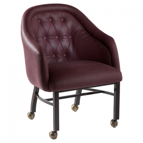 Weymouth Lounge chair with casters